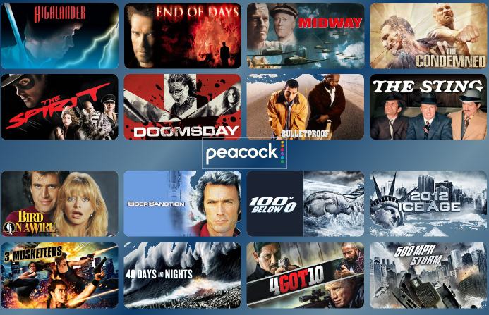 Peacock Movies