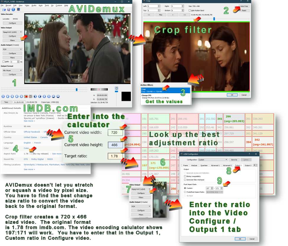 encode steps format adjustment