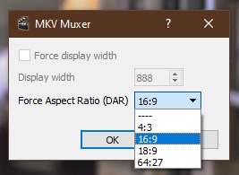 Forced Aspect Ratio