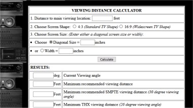 View distance calc myhomtheater