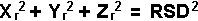 Hypotenuse rule for 3D coordinates